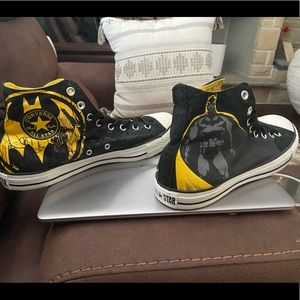 High Top Converse. Batman. DC 75. Size 11 Men/ 13 Women.